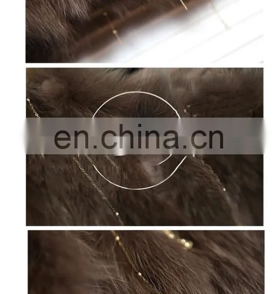 New Style Hot Sale Fox Fur Round Collar Coat for Women Winter Clothes Parka photo-5