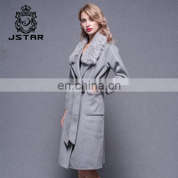 2017 Winter Style High-End Handmade Double-Sided Cashmere Long Coat photo-4