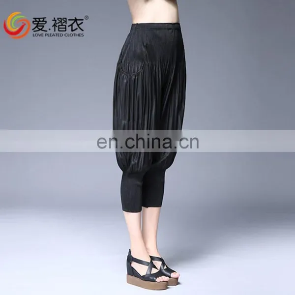 Unique Style Anti - Static Women Fashion High Waist Pants for Autumn