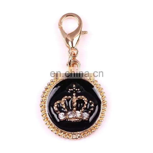 Custom Enamel Keyring With Lobster Clasps White Owl Key Chain Metal Owl Enamel Keychain for Bag photo-3