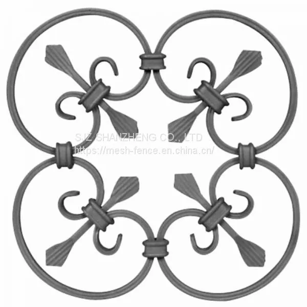 Wrought Iron Ornaments/ Wrought Iron Elements/ Wrought Iron Decorate Parts photo-3