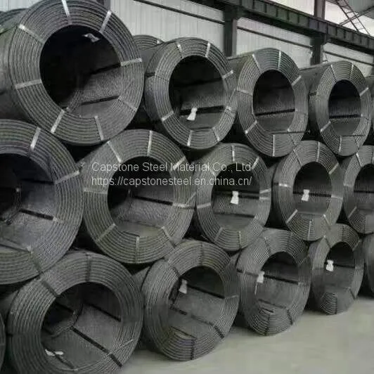 1*7 Wires ASTMA416 12.7MM 15.2MM 1860Mpa Building and Construction Material PC Strand Used in Railway Sleepers From Chinese