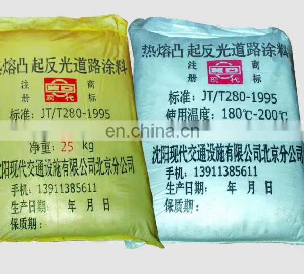 Thermoplastic Vibration Line Road Marking Paint With White Yellow Available photo-3