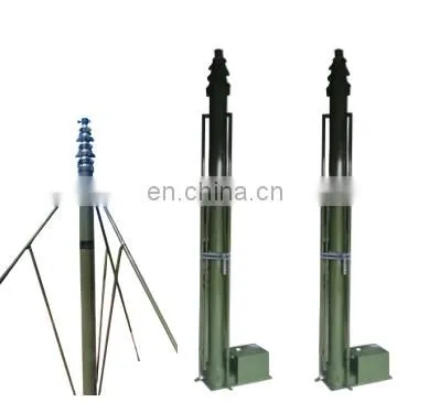 21m Manual Aluminum Telescopic Tripod Masts Pole for Lights photo-2