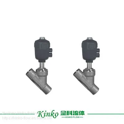 Operated Three-way Pneumatic Angle Seat Valve photo-4