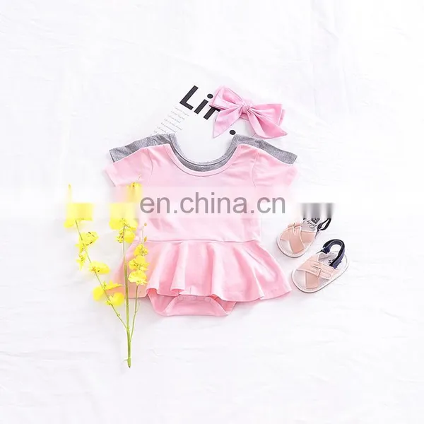 New Fashion Infants & Toddler Clothes Summer Baby Cotton Princess Girls Dress Romper photo-2