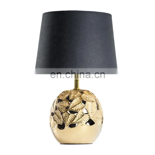 Modern Ceramic Table Lamp Luxury and China Desk Lamp With Flower Pattern photo-4
