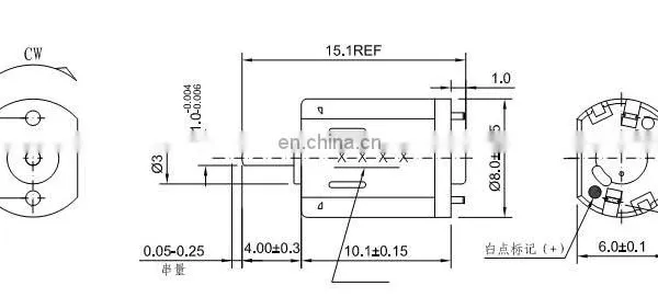 Precision Metal Brush 1.5-3V High Speed DC Miniature Motors K10 photo-3