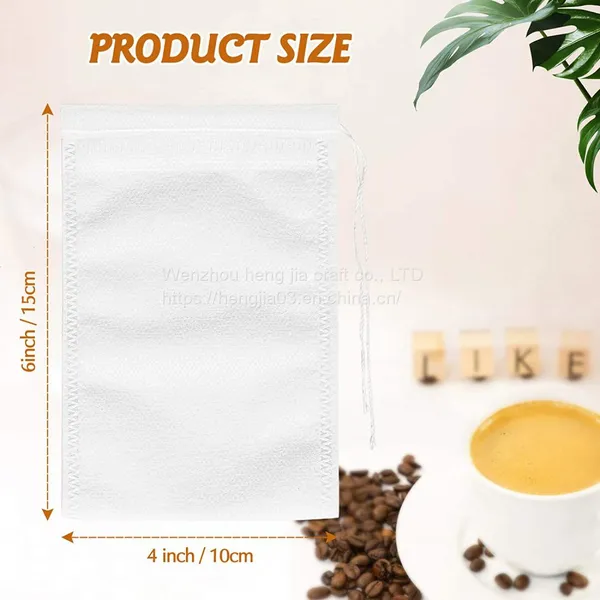 Not Dirty Cold Brewed Coffee Filter, Cold Brew One-time Cold Brewed Coffee Filter Bag - 120 Package, With Rope, Mesh Bag Cold Brew, Apply Ice Coffee Machine photo-5