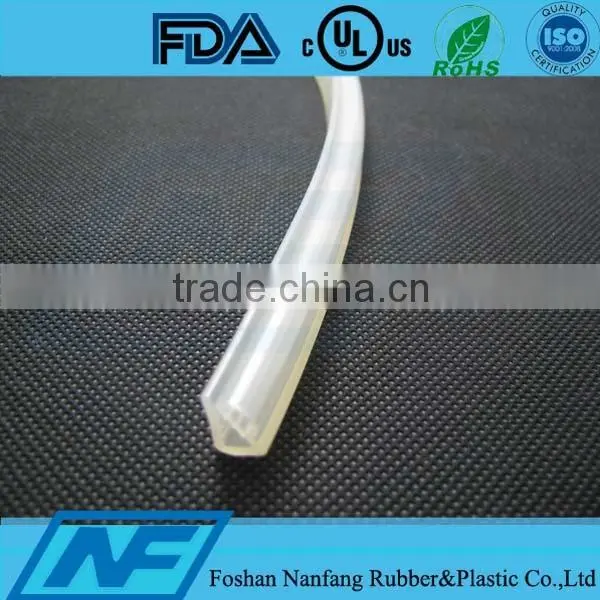 Non-toxic Translucent Solid Rubber Seal Strip photo-2