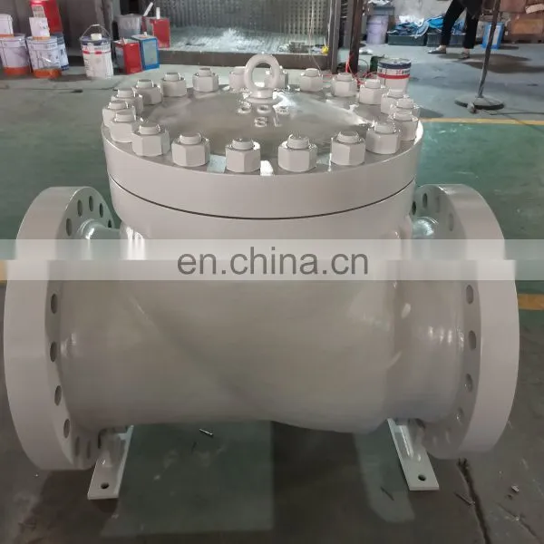 API6D BS1868 SWING CHECK VALVE 18inch 600lb Carbon Steel Body Non Slam Check Valve With Heavy Duty Valvulas de Control photo-3