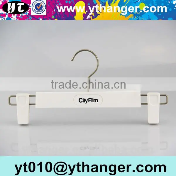 YY0469 Men Swim Shorts Plastic Hanger With Brand Logo Plastic Pants Hanger Trousers Hanger photo-6