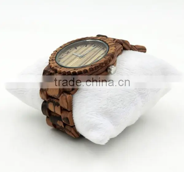 Top Quality Natural Women Man Unisex Wrist Wood Watch photo-5