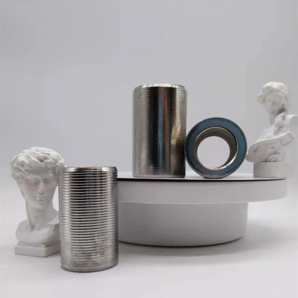Stainless Steel Cylindrical 304 Tube Nut Round Weld Threaded Screw Sleeve photo-5