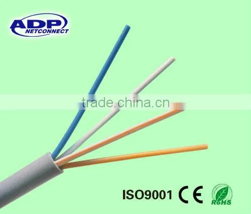 Cable Telephone Indoor 4cores CCA Pvc Insulation 0.9mm With PVC Jacket 5.0mm photo-3