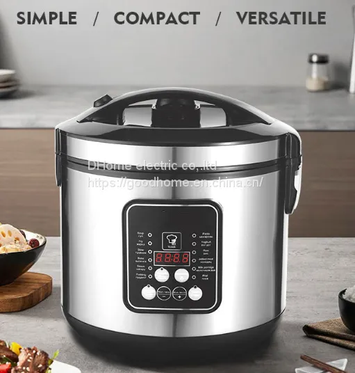 8L Intelligent Large Capacity Rice Steaming, Cooking, Soup, Multi-functional Cooking Pot（Wechat:13510231336）