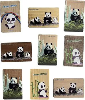 Wholesale 13.56mhz Custom Rfid Nfc Wood Business Card Mifare Smart Card photo-2