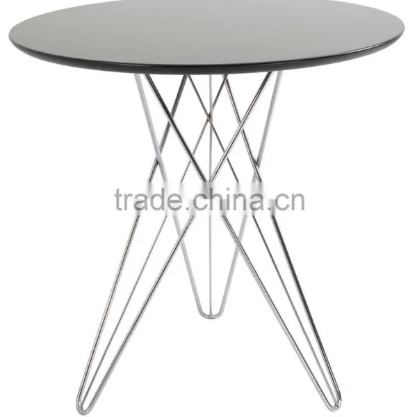 MDF Top Living Room Coffee Table Wire Leg Table photo-6