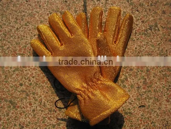 Household Non-scratch Heavy-duty Lurex Waterproof Heat-resistant Scrubbing Kitchen Gloves photo-6