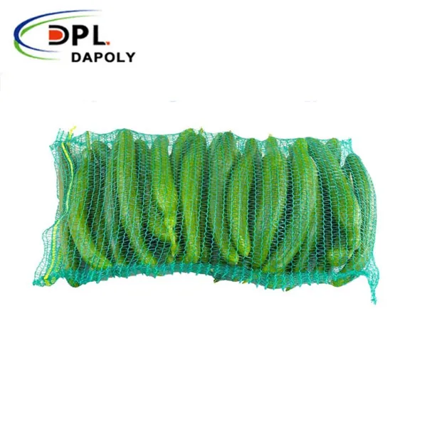 High Quality PP Plastic Vegetable Mesh Bags Cheap Price Fruit Mesh Sacks for Packaging Woven Bags by Manufacturer
