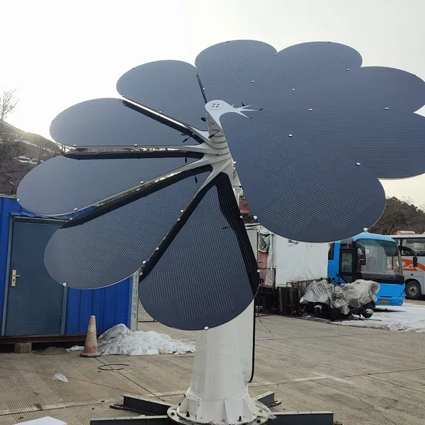 Wanze Energy 2000W Solar Sunflower Three-Axis Sun-Tracking Photovoltaic Power Generation System photo-2