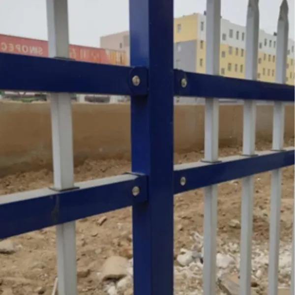 Zinc Steel Anti Climbing Fence for Schools, Communities, Villas, and Factory Yards With Durable Iron Poles photo-3