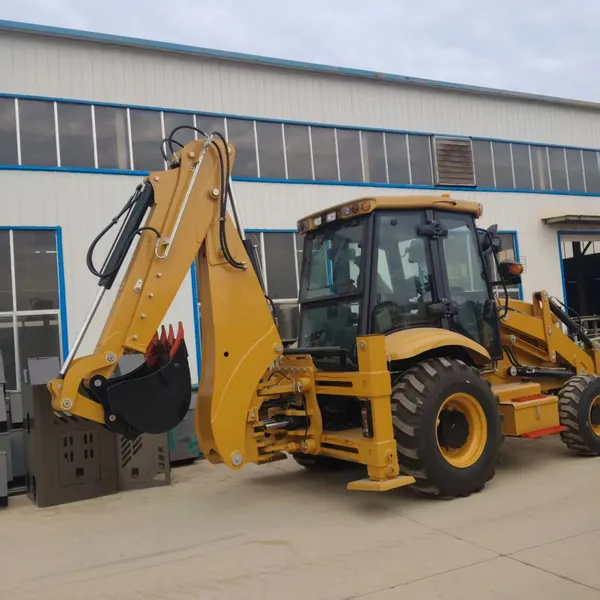 Luxury 420F, Folks! The Backhoe Loader is Equipped With an Optional 4-in-1 Bucket and Hydraulic Breaker - Produced by Shandong Luzhuang. photo-4