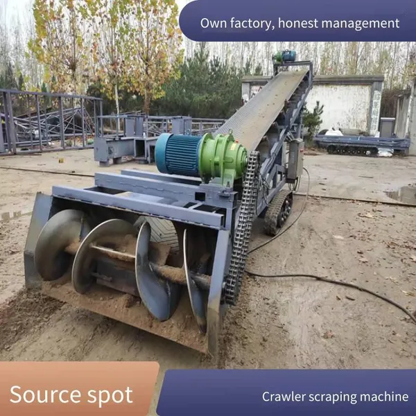 Crawler Walking Screw Material Grabbing Machine, Material Reclaiming and Loading Machine for Sand and Gravel Plants, 500-ton Walking Material Grabbing Machine for Sand and Gravel photo-2