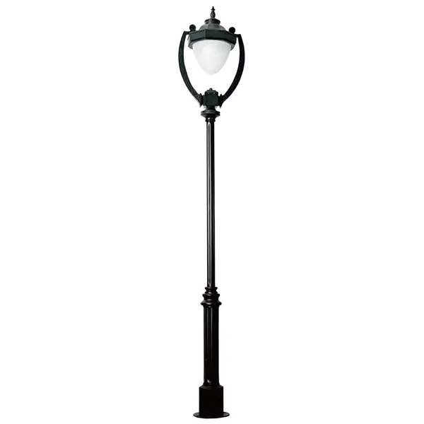 Solar Landscape Light | Pole Top Light WD-T108 | Three Lamp Heads | Aluminum and Stainless Steel