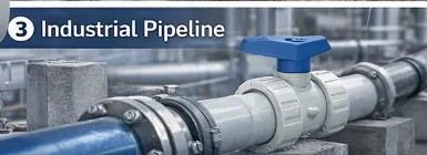 PVC Ball Valve Metric Spigot Type for Water System photo-4
