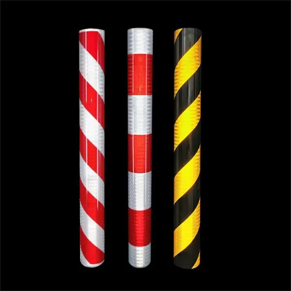 Yellow/Black High-Intensity Reflective Sheeting – Tunnel, Bridge Pier, Toll Station, Highway Guardrail Marking Signs