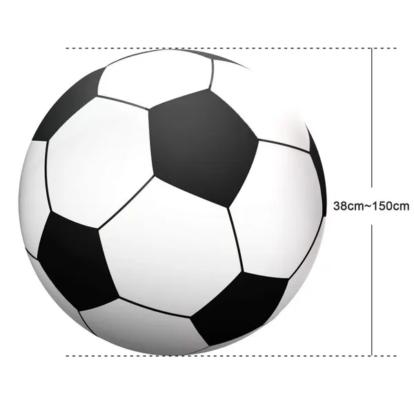Factory Custom Inflatable Beach Ball, Large Size, Outdoor Bouncy Football, Team Building & Parent-Child Game, PVC Tricolor Ball photo-2