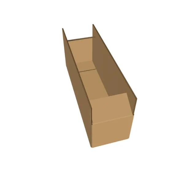 Custom Long Corrugated Kraft Box, Rectangle Shipping Carton for Flower Umbrella Plant Packaging photo-2