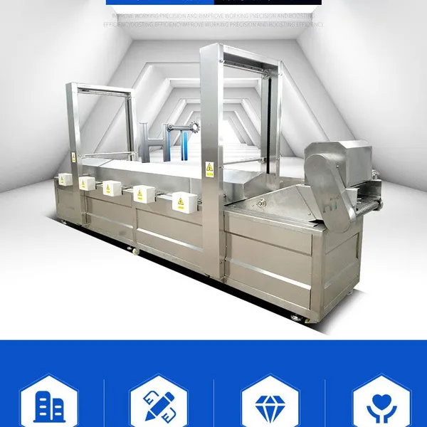 Commercial Ventless Automatic Potato Chip Fryer With Built-in Purification System - No Hood Required for Restaurants photo-2