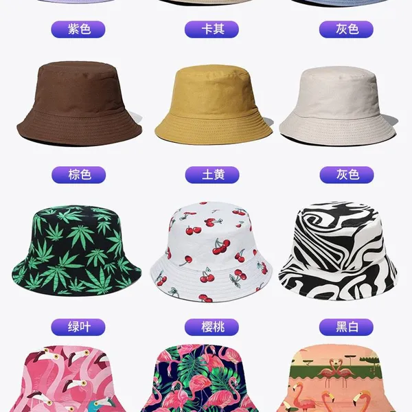 Bucket Hat Kids Hat Adult Sunhat With Logo Printing Embroidery Logo Customized Breathable Sun Hat Adjustable Tightness photo-4