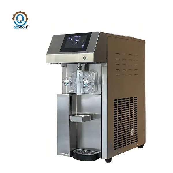 Commercial Soft Serve Ice Cream Machine 12L/H With Imported Compressor and Pre-cooling for High Quality Desserts