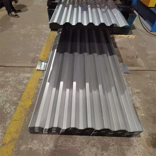Low Price Cheap Used 0.12-0.8mm PVC Silver Big 6 Galvanized Corrugated Sheets Iron Roofing Plate photo-2