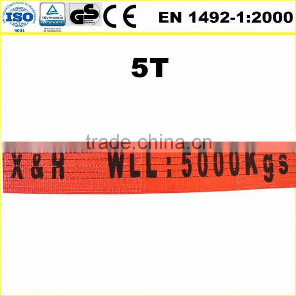 5T Double Layer Flat Polyester Lifting Sling photo-6