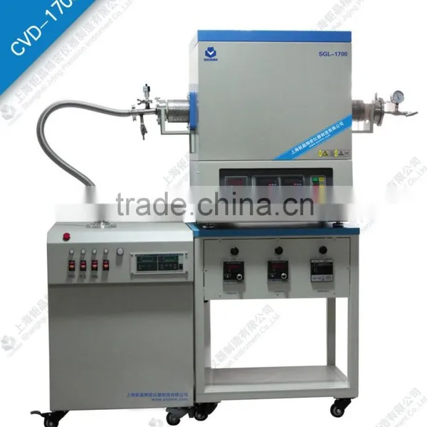 New Design CVD Verical Vacuum Tube Furnace up to 1700C photo-2