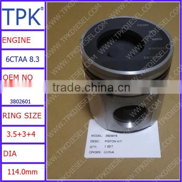3925878 3802601 3802609 6C 114.0mm Piston photo-2