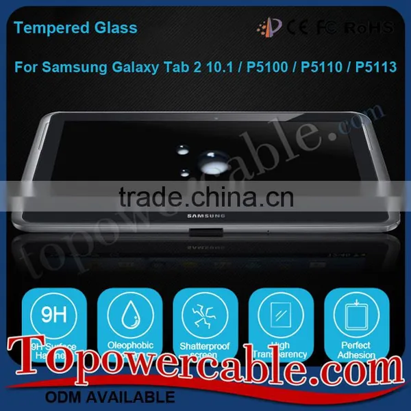 Tempered Glass Film Screen Protector For Samsung Galaxy Tab 2 10.1,P5100,P5110,P5113 photo-2