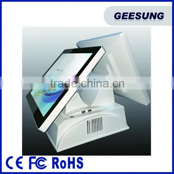 Double Screen POS Ssytem /dual Screen POS Machine /two Screen POS