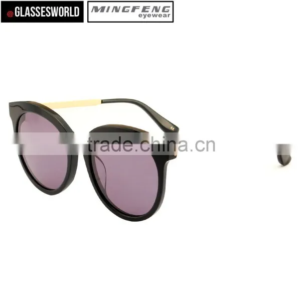 China Best-selling Acetate and Metal Polarized Sunglasses photo-2