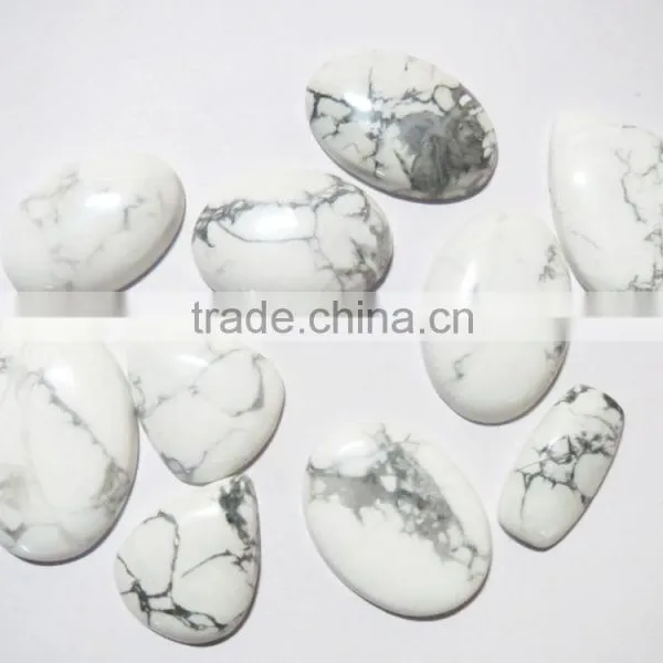 Natural Howlite AAA Grade Gemstone Cabochons photo-2