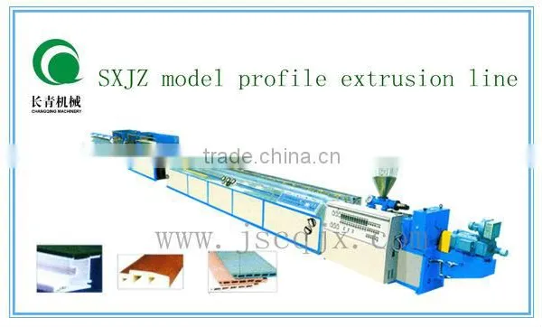 Conical Double Screw WPC Extrusion Line for Deck/door/fence