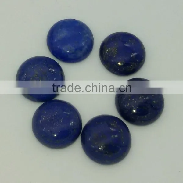 Lapis Round Cabochon Gemstone Factory Price Cab Polish photo-3