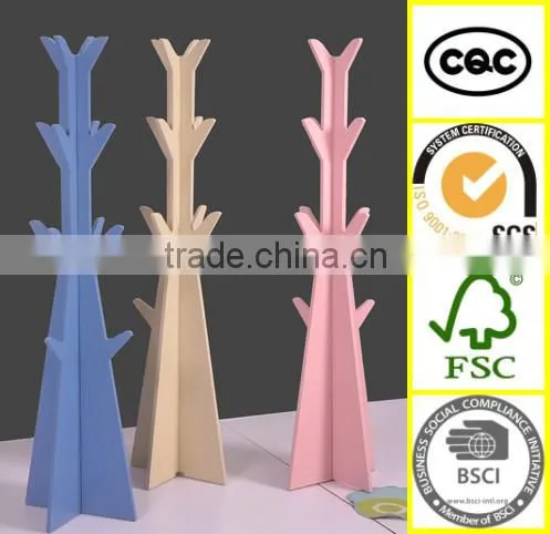 colorful home decoration KD furniture folding clothes hanger stand
