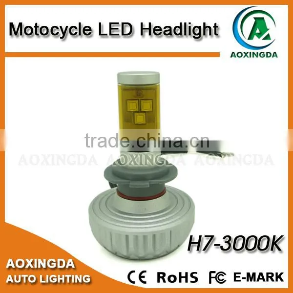 3000LM no Fan High Low Dual Beam G3S H4 H7 Cree LED Motorcycle Headlight photo-5
