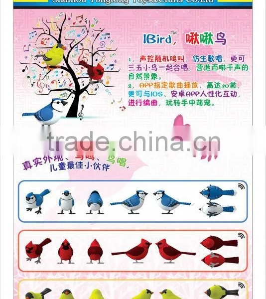 App control sound birds for kids