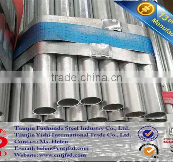*Top Quality ERW Pipe Hot Dipped Galvanized Steel Pipe